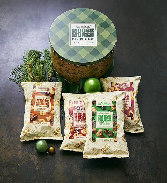 Moose Munch® Premium Popcorn Holiday Tin